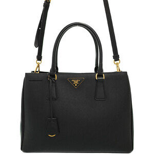 Prada Galleria Shoulder Bag Saffiano leather Black
